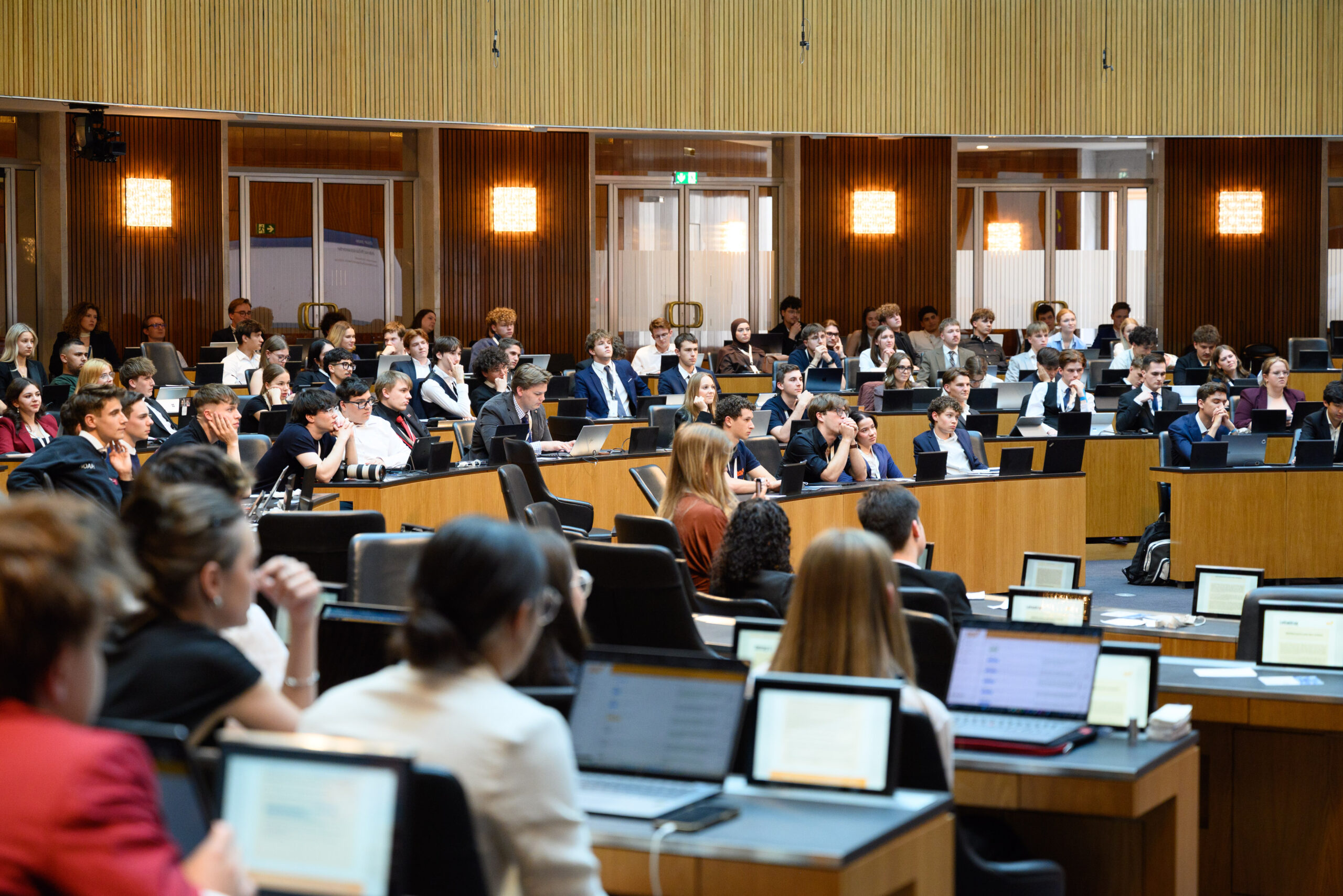Blick ins Plenum. Veranstaltungsteilnehmerinnen und -teilnehmer